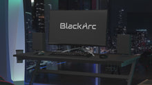 Load and play video in Gallery viewer, Midnight Dawn Gaming Desk