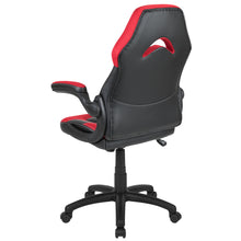 Load image into Gallery viewer, Gamma Gaming Desk & Chair Set - High Back Gaming Chair with Flip-Up Arms; Desk with Detachable Headphone Hook/Cupholder