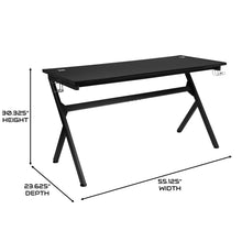 Load image into Gallery viewer, Midnight Dawn Gaming Desk