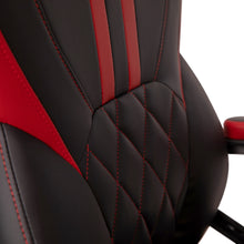 Load image into Gallery viewer, Vindicator High Back Gaming Chair with Faux Leather Upholstery, Adjustable Swivel Seat and Padded Flip-Up Arms
