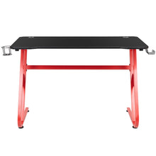 Load image into Gallery viewer, Alpha Bundle with Gaming Desk and Chair: High Back Chair with Arms; Desk with Headphone Hook/Cupholder