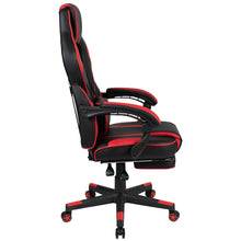 Load image into Gallery viewer, Zulu Gaming Desk and Chair Set, Ergonomic Gaming Chair with USB Massage, Slide-Out Footrest, and Detachable Headrest Pillow
