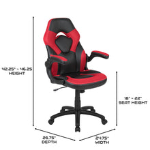 Load image into Gallery viewer, Alpha Bundle with Gaming Desk and Chair: High Back Chair with Arms; Desk with Headphone Hook/Cupholder
